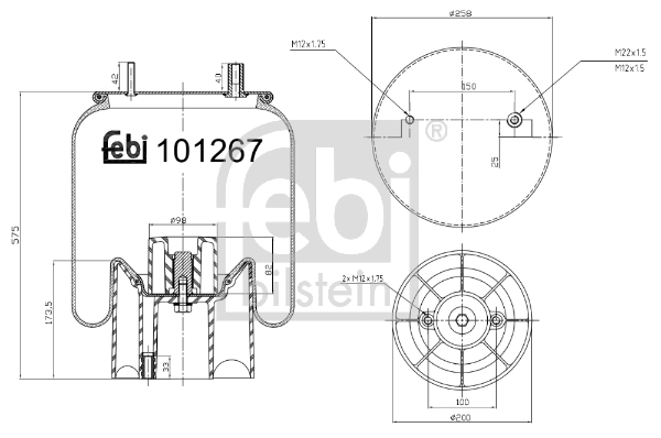 Bellow, air suspension